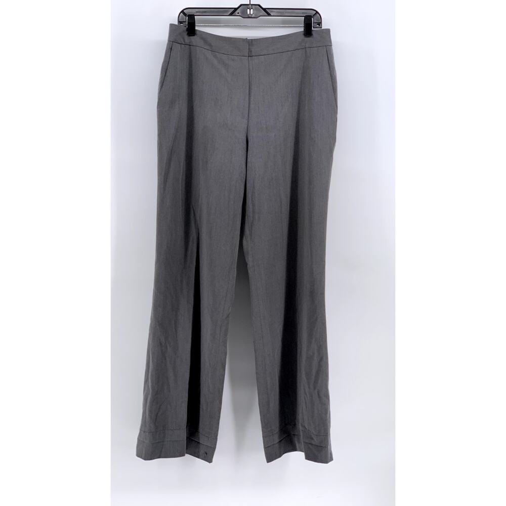 CASUAL CORNER ANNEX Women's Gray Wide-Leg Pants SZ 12